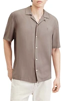 AllSaints Venice Relaxed Fit Short Sleeve Button-Up Camp Shirt at Nordstrom,