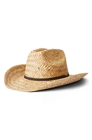 Brixton Houston Straw Cowboy Hat Natural at Nordstrom,