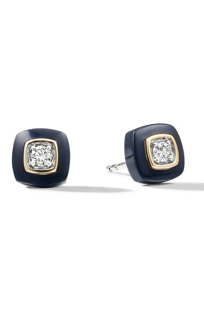 Cast The Brilliant Diamond Stud Earrings in Navy at Nordstrom