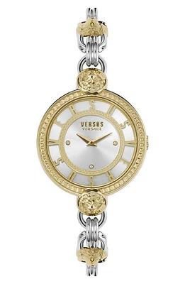 VERSUS Versace Les Docks Two-Tone Bracelet Watch, 36mm in Two Tone at Nordstrom