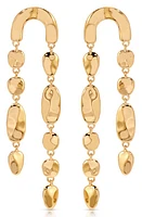 Ettika Cascading Hammered Link Drop Earrings in Gold at Nordstrom