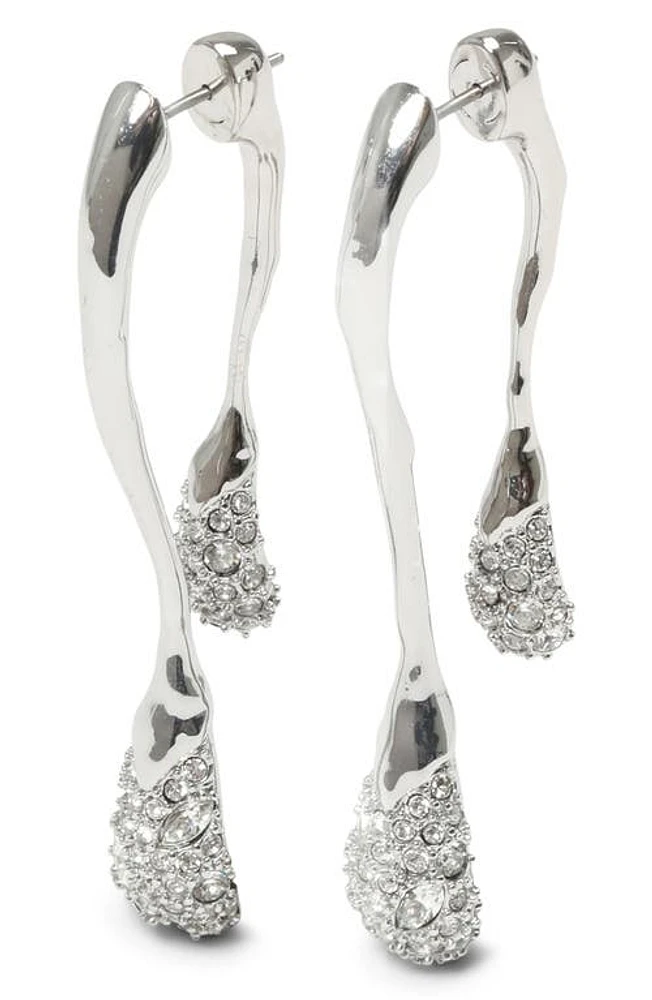 Alexis Bittar Solanales Crystal Pavé Molten Ear Jackets in Crystals at Nordstrom