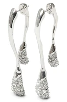 Alexis Bittar Solanales Crystal Pavé Molten Ear Jackets in Crystals at Nordstrom