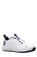 K-Swiss Ultrashot 3 Tennis Shoe White/navy at Nordstrom,