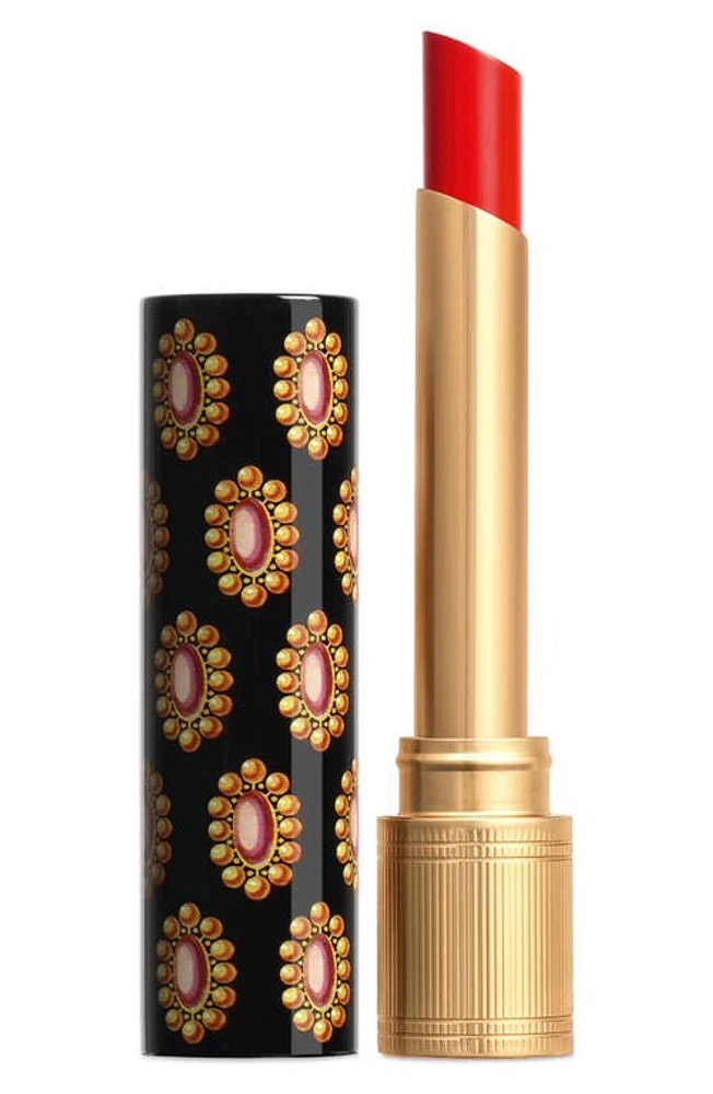 Gucci Rouge de Beauté Brillant Glow & Care Lipstick in 516 Margaret Ruby at Nordstrom