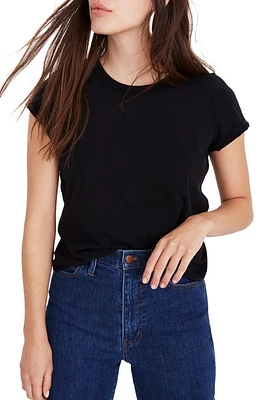 Madewell Northside Vintage Tee in True Black at Nordstrom, Size Xx-Small