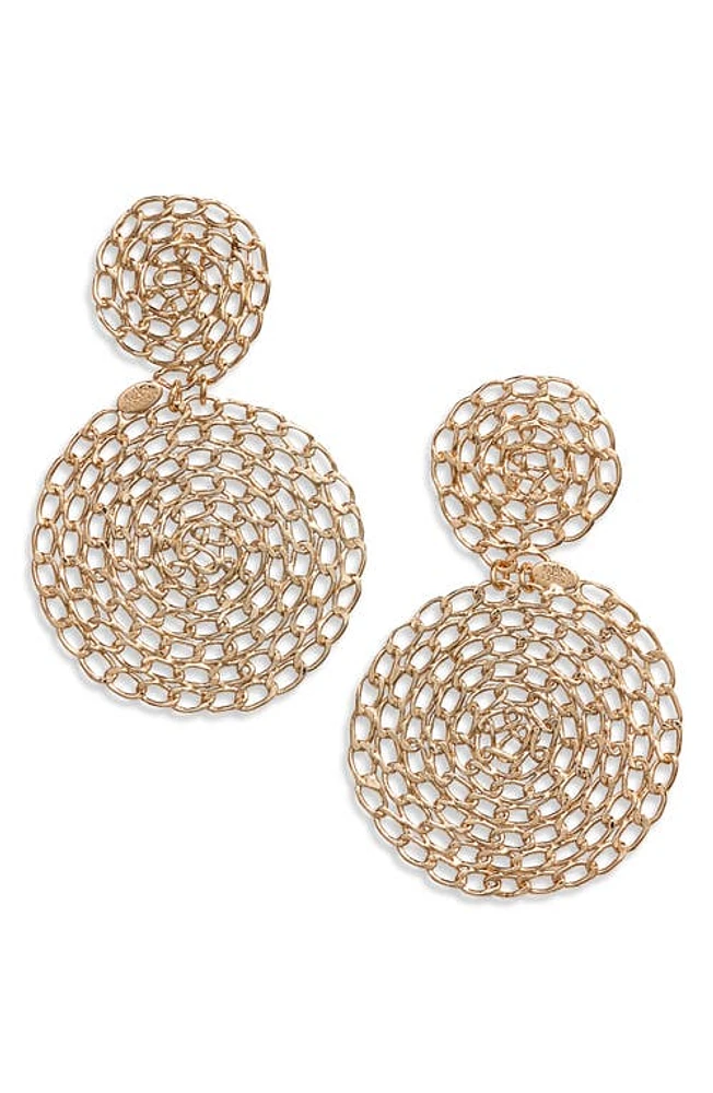 Gas Bijoux Onde Gourmette Earrings in Gold at Nordstrom