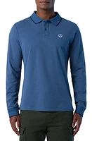 NORTH SAILS Logo Embroidered Long Sleeve Cotton Piquê Polo at Nordstrom,