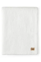 UGG(r) Lanai Fleece Throw Blanket in Snow at Nordstrom