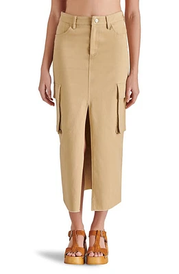 Steve Madden Benson Stretch Twill Cargo Skirt Mushroom at Nordstrom,