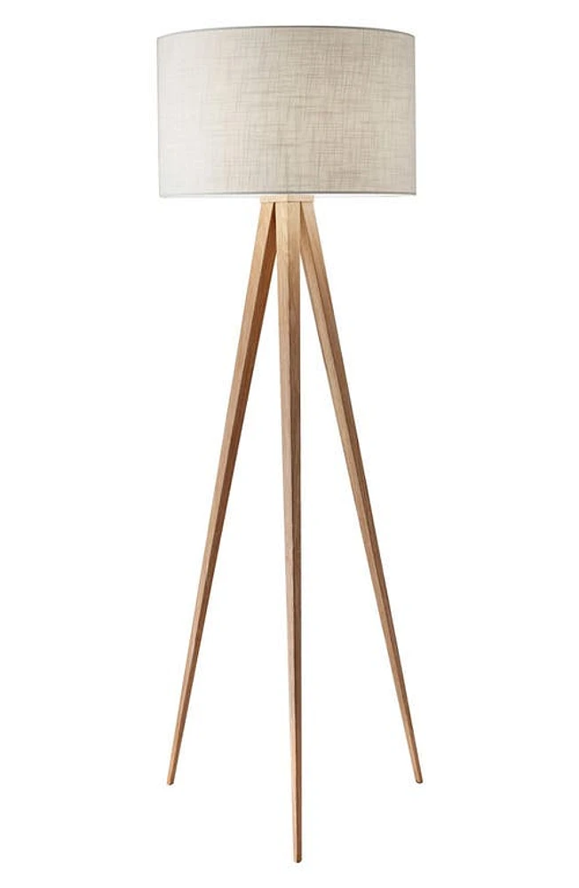 ADESSO LIGHTING Director Floor Lamp in Natural Oak at Nordstrom