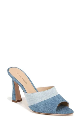 Veronica Beard Thora Pointed Toe Slide Sandal Blue Multi at Nordstrom,