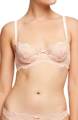 Dita Von Teese Cora Underwire Balconette Bra Vintage Peach at Nordstrom,