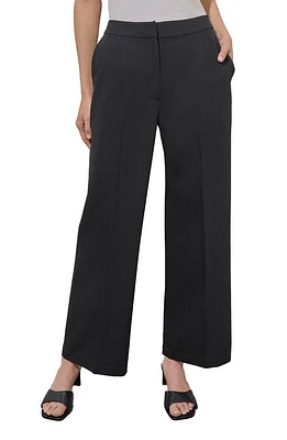 Ming Wang Wide Leg Pants Black at Nordstrom,