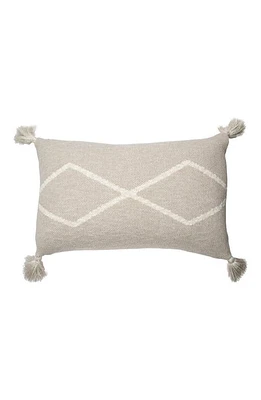 Lorena Canals Oasis Tassel Knit Accent Pillow in Soft Linen at Nordstrom