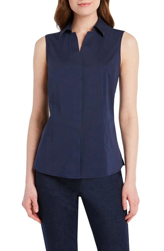 Foxcroft Taylor Non-Iron Sleeveless Shirt at Nordstrom,