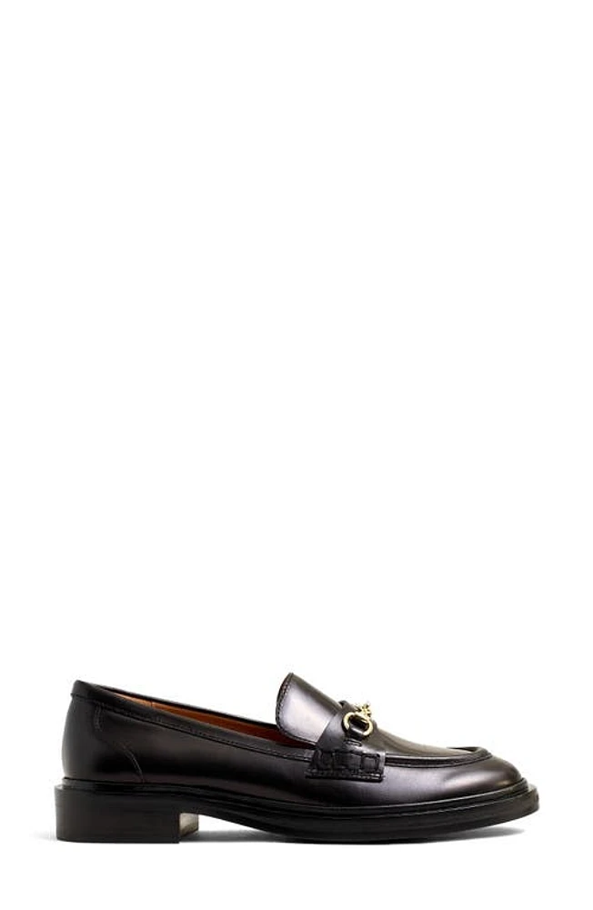 Madewell Thee Vernon Bit Hardware Loafer True Black at Nordstrom,