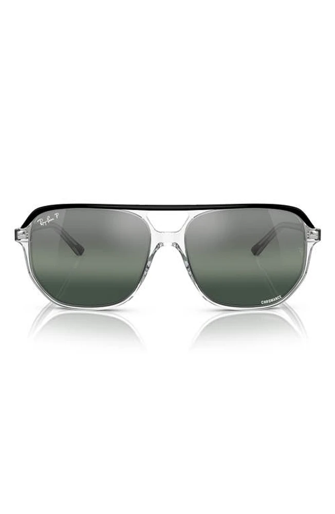 Ray-Ban Bill One 60mm Square Sunglasses in Clear at Nordstrom