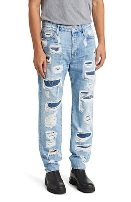 FRAME Relaxed Straight Leg Jeans Gate Destruct at Nordstrom,