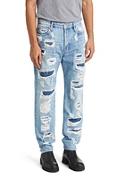 FRAME Relaxed Straight Leg Jeans Gate Destruct at Nordstrom,