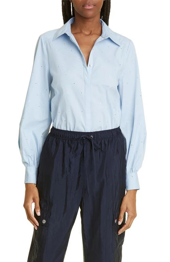 Cinq à Sept Kandice Studded Shirt Skyfall at Nordstrom,