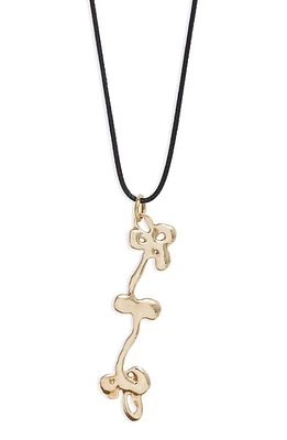 YAM Flowerpot Pendant Necklace in Brass/Bronze at Nordstrom