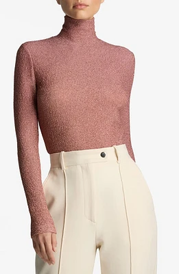 St. John Evening Metallic Turtleneck Sweater at Nordstrom,