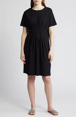 Masai Copenhagen Noelene Pleat Front Dress Black at Nordstrom,