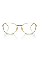 Ray-Ban 53mm Irregular Optical Glasses in Gold Flash at Nordstrom