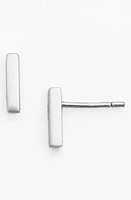 Argento Vivo Sterling Silver Argento Vivo Bar Stud Earrings at Nordstrom