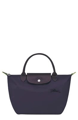 Longchamp Le Pliage Green Recycled Canvas Top Handle Bag in Bilberry at Nordstrom