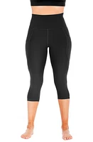 LOVE AND FIT Guardian Capri Leggings Black at Nordstrom,