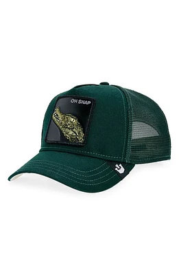 Goorin Bros. The Oh Snap Alligator Trucker Hat in Forest at Nordstrom