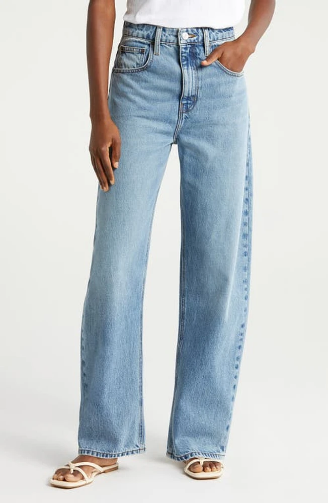 FRAME High Waist Barrel Leg Jeans Divine at Nordstrom,