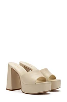 Larroudé Dolly Platform Sandal Ivory at Nordstrom,