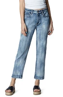 HINT OF BLU Clever High Waist Slim Straight Leg Jeans Tide Blue Light at Nordstrom,