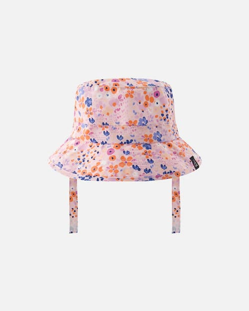 Deux Par Deux Baby Girl's Beach Hat Lavender Printed Fields Flowers in Lavender Fields Flowers at Nordstrom