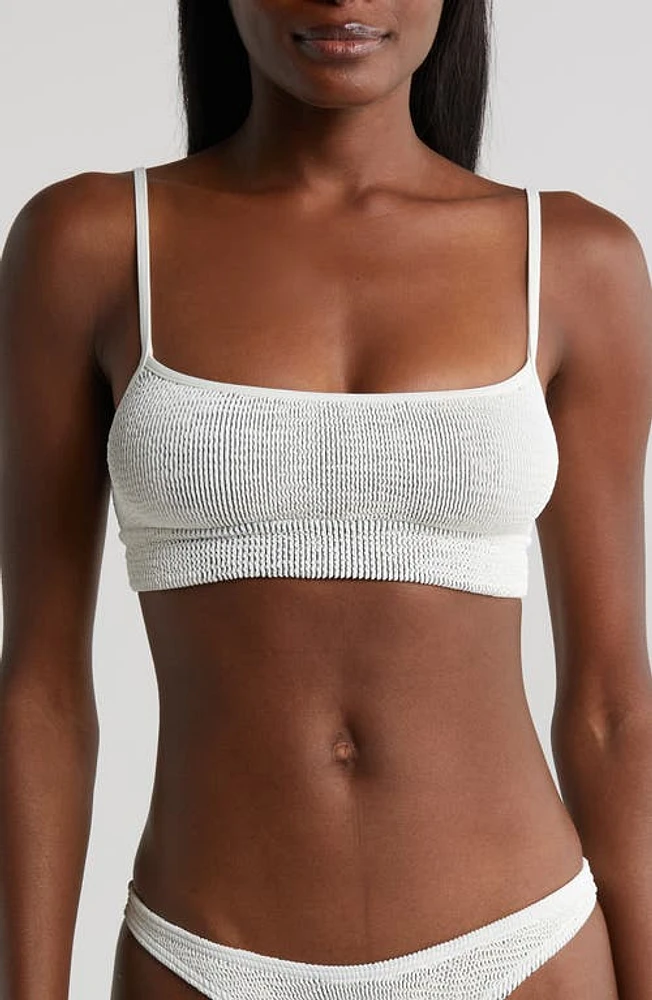 bond-eye Saint Strap Swim Top in Coconut Milk at Nordstrom