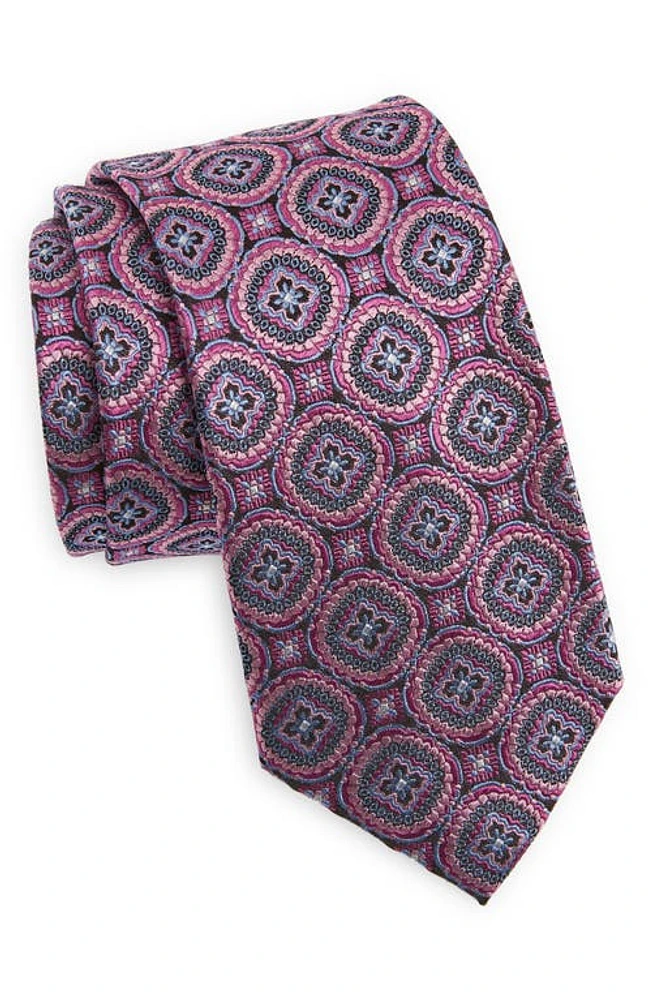 Nordstrom Medallion Silk Tie in Pink at Nordstrom