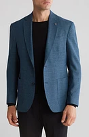 Ted Baker London Keith Wool Blend Sport Coat Teal at Nordstrom,