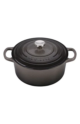 Le Creuset /-Quart Signature Round Enamel Cast Iron French/Dutch Oven in Oyster at Nordstrom