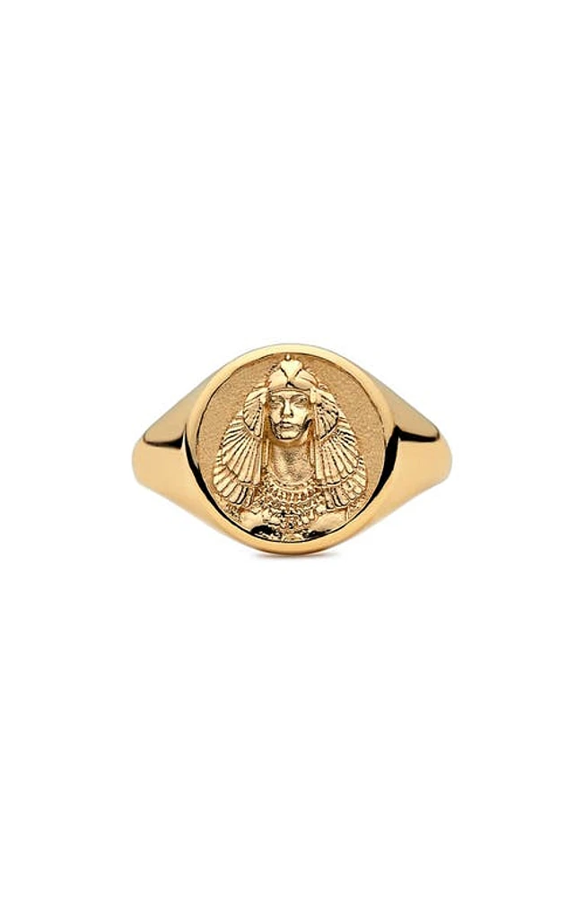 Awe Inspired Cleopatra Signet Ring Gold Vermeil at Nordstrom,