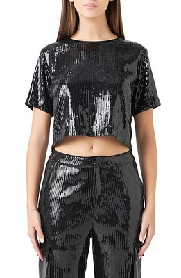 Endless Rose Sequin Crop Top at Nordstrom,