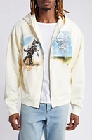 ONE OF THESE DAYS As Time Goes By Graphic Zip Hoodie Bone at Nordstrom,