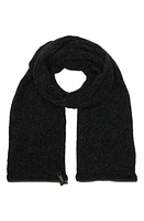 Kurt Geiger London Convertible Chemille Scarf in Black at Nordstrom