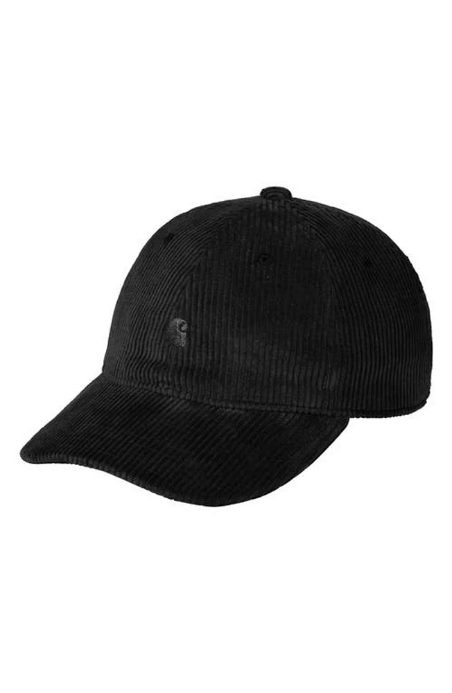 Carhartt Work In Progress Harlem Corduroy Cap in Black at Nordstrom