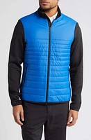 J. Lindeberg Martino Quilted Hybrid Golf Jacket at Nordstrom,