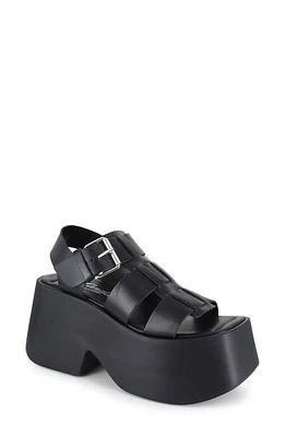 Candie's Laura Platform Sandal Black at Nordstrom,