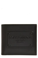 Dolce & Gabbana Logo Embossed Bifold Leather Wallet in Black at Nordstrom