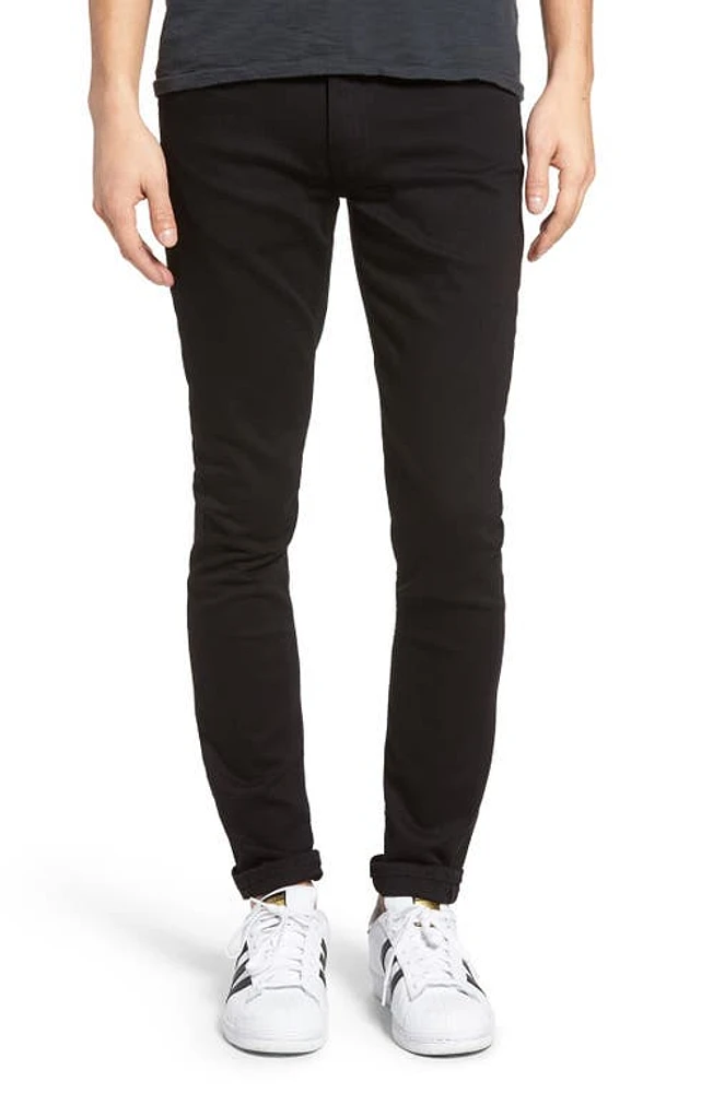 PAIGE Transcend - Croft Skinny Fit Jeans Black Shadow at Nordstrom,